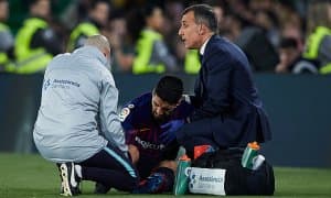 Суарес икки ҳафтага сафдан чиқди, у Ўзбекистонга қарши ўйнамайди