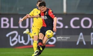 А Серия. Шомуродовнинг голи "Женоа"нинг серияси давом этишига сабаб бўлди