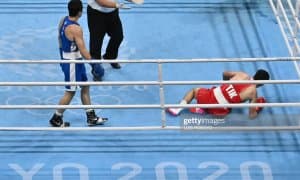 Токио-2020. Элнур Абдураимов рақибига имконият қолдирмаган жангдан фотогалерея