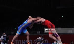 Токио-2020. Жавраил Шапиев бронза медалини бой берган беллашувдан фотогалерея