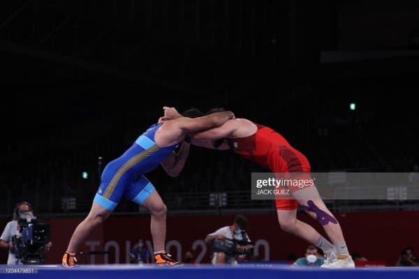 Токио-2020. Жавраил Шапиев бронза медалини бой берган беллашувдан фотогалерея