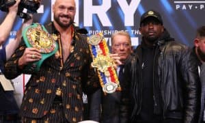 Тайсон Фьюри ва Диллиан Уайт илк бор юзма-юз келди (видео) 