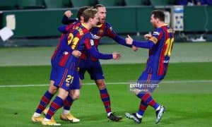 "Барселона" Месси гол урган баҳсда қийинчилик билан ғалабага эришди!