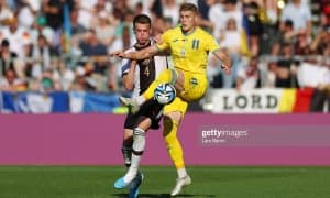 Германия - Украина: Голларга бой ўтган ўйинда кучлар тенг келди