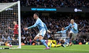 Манчестер кўк рангда! "Манчестер Сити" "Манчестер Юнайтед"ни ишончли ҳисобда мағлуб қилди