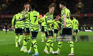 АПЛ. "Арсенал" "Шеффилд" дарвозасига жавобсиз 6 та гол урди