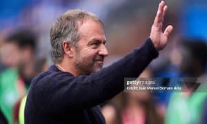 Хави ва Флик Барселонада учрашди (ФОТО)