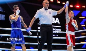Ҳасанбой Дўсматов испаниялик рақибини ютиб, финалга чиқди ГАЛЕРЕЯ
