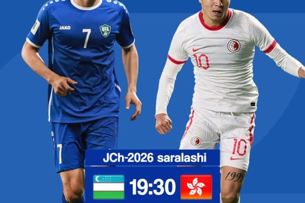 Ўзбекистон терма жамоасининг Гонконгга қарши асосий таркиби маълум