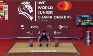 Оғир атлетика. Диёрбек Рўзметов жаҳон чемпионатини кучли бешликда якунлади