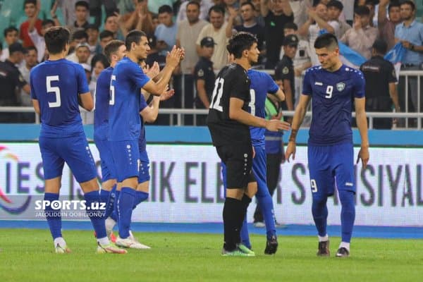 Шомуродовнинг дубли эвазига ғалаба қозонган Ўзбекистон плей-офф масаласини ҳал қилди (фотогалерея)