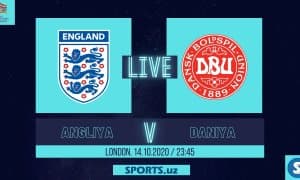 Англия - Дания: Матнли трансляция