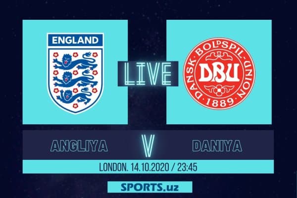 Англия - Дания: Матнли трансляция