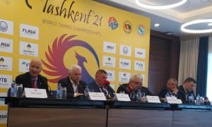 Пойтахтимиз мезбонлик қиладиган самбо бўйича жаҳон чемпионати олдидан матбуот анжумани бўлиб ўтди