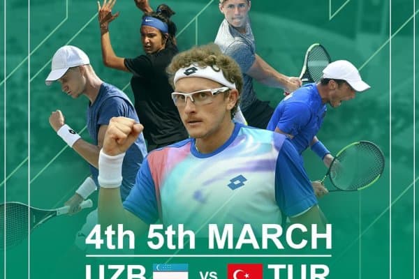 Ўзбекистонга катта теннис қайтмоқда! Бугун "Дэвис" кубоги доирасида вакилларимиз кортга чиқади