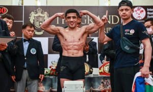 Олимжон Назаров вазн ўлчаш маросимида иштирок этди. Эртага жанг! 