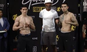 Элнур Абдураимов эртанги титул жанги олдидан тарозидан ўтди (видео) 