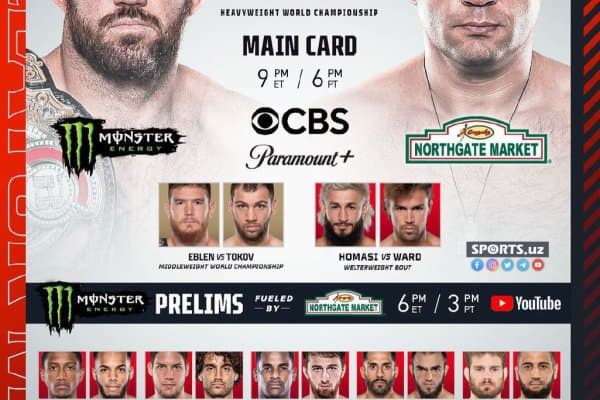 Bellator 290: Bader vs. Fedor 2 турнирининг барча натижалари