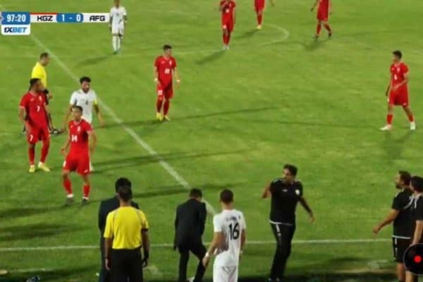 "CAFA Nations Cup". Афғонистон терма жамоаси учрашув якунланмасдан  майдонни тарк этди