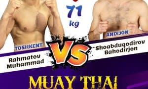 Муайтай бўйича ёшлар ва ўсмирлар ўртасида Ўзбекистон кубоги ҳамда профессионал жанг кечаси бўлиб ўтади