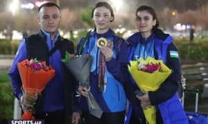 Таэквондо ва бокс бўйича халқаро турнир чемпионлари тантанали кутиб олинди (фотогалерея)