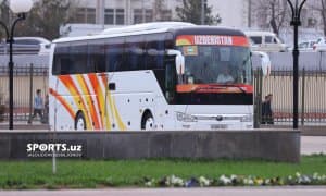 Осиё кубоги U-20. Ўзбекистон - Австралия: Футболчилар стадионга етиб келди (фотогалерея)