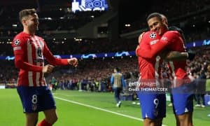 "Атлетико" "Лацио"ни таслим қилиб, пешқадамга айланди