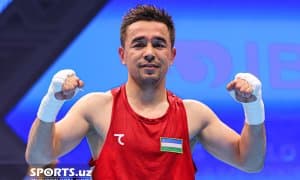 Ҳасанбой Дўсматов марокашлик рақибини мағлуб этиб, нимчорак финалга йўл олди (фотогалерея)