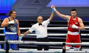 Баҳодир Жалолов "гигант" рақибини техник нокаут эвазига ютди ГАЛЕРЕЯ