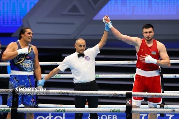 Баҳодир Жалолов "гигант" рақибини техник нокаут эвазига ютди ГАЛЕРЕЯ