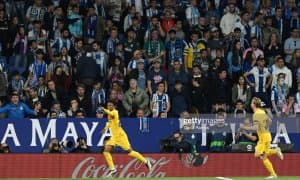 “Барселона” чемпионликни қўлга киритгандан сўнг, мухлислар Мессининг исмини айтиб ҳайқиришди