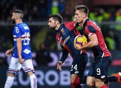 "Женоа" - "Сампдория" 1:1 (видео)