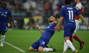 Жиру бир мавсумда еврокубокларда гол уриш бўйича француз футболчилари орасида рекорд ўрнатди