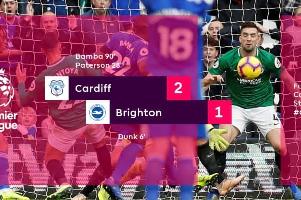 "Кардифф" - "Брайтон" 2:1 (видео)