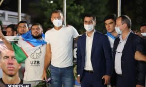 ФОТО. Сречко Катанец Тошкентга етиб келди