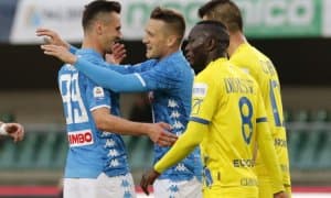 "Кьево" - "Наполи" 1:3 (видео)