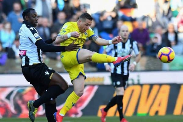 "Удинезе" - "Кьево" 1:0 (видео)