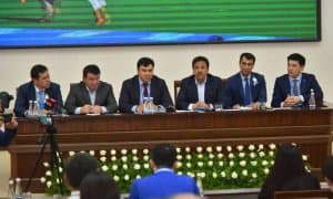 Халқаро кураш ассоцияцияси президенти иштирокида матбуот анжумани ташкил этилди