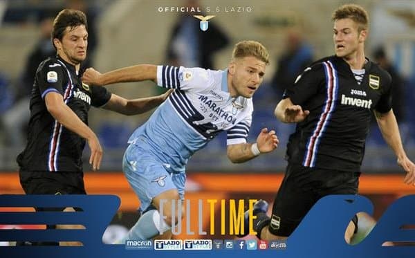"Лацио" - "Сампдория" 2:2 (видео)