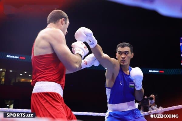 Ўзбекистонлик боксчининг финалдаги жангини ЖОНЛИ ЭФИРда томоша қилинг (Видеотрансляция)