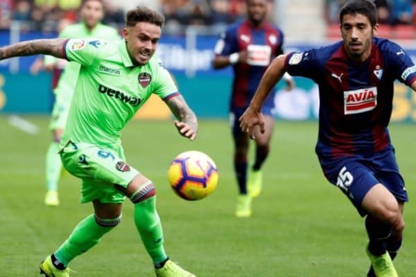 "Эйбар" - "Леванте" 4:4 (видео)