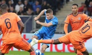 "Лион" - "Хоффенхайм" 2:2 (видео)