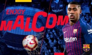 Малком "Барселона" қароргоҳига келди ва янги жамоадошлари билан учрашди (ФОТО)