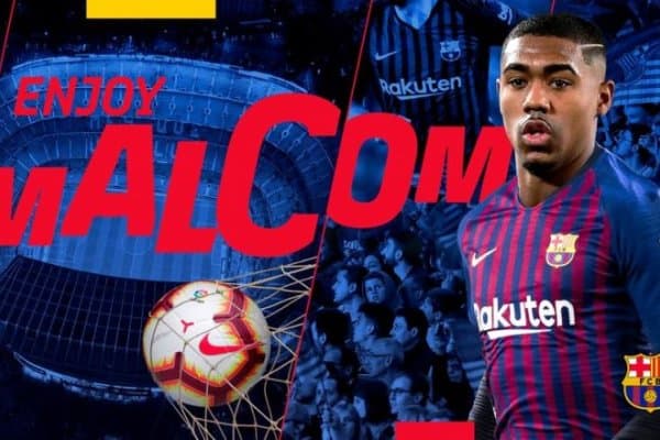 Малком "Барселона" қароргоҳига келди ва янги жамоадошлари билан учрашди (ФОТО)