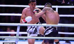 Мансурбек Толипов америкалик рақибини нокаут қилди (фотогалерея)