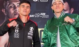 Бектемир Мелиқўзиев ва Габриэль Росадо вазн ўлчаш маросимида иштирок этди (видео)