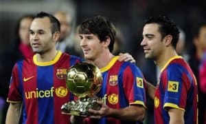 Месси: Хави ва Иньестани соғиняпман