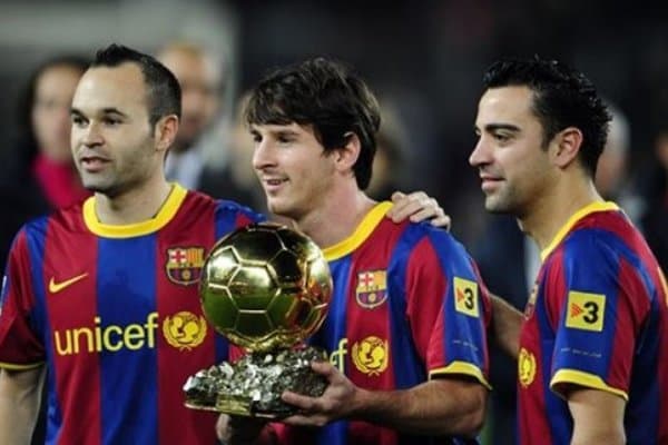 Месси: Хави ва Иньестани соғиняпман