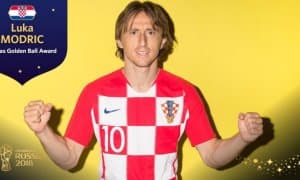 Лука Модрич Жаҳон чемпионатининг энг яхши футболчиси деб топилди