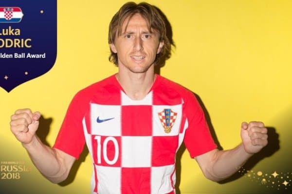 Лука Модрич Жаҳон чемпионатининг энг яхши футболчиси деб топилди